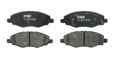 Купить GDB3427 TRW Тормозные колодки передние Хайлюкс (2.5 D-4D, 2.5 D-4D 4WD, 3.0 D) с звуковым предупреждением износа